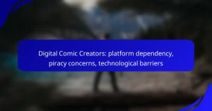 Digital Comic Creators: platform dependency, piracy concerns, technological barriers