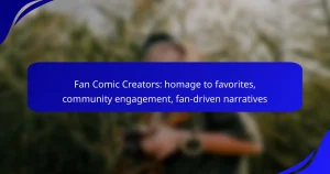 Fan Comic Creators: homage to favorites, community engagement, fan-driven narratives