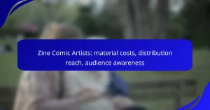 Zine Comic Artists: material costs, distribution reach, audience awareness
